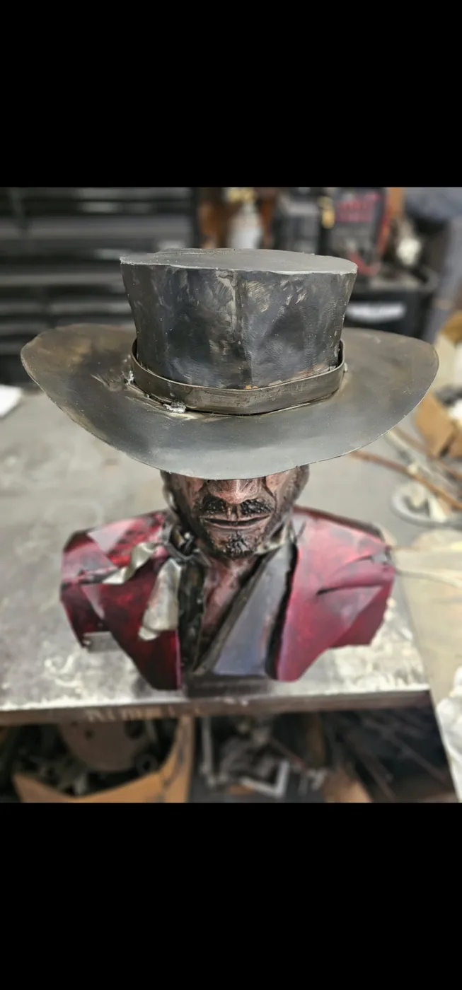 Custom welded metal piece